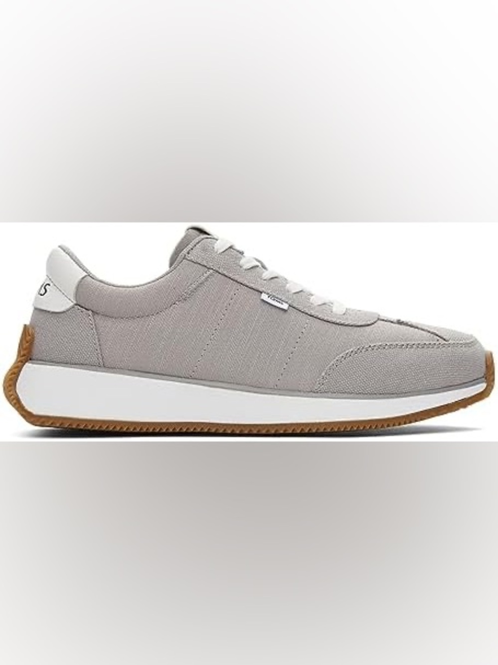 TOMS Wyndon Light Gray Canvas Low-Top Sneakers (11)